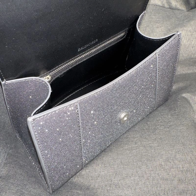 Balenciaga Dazzling Hourglass Bag - Starry Gray S Size MoistureWicking 70017