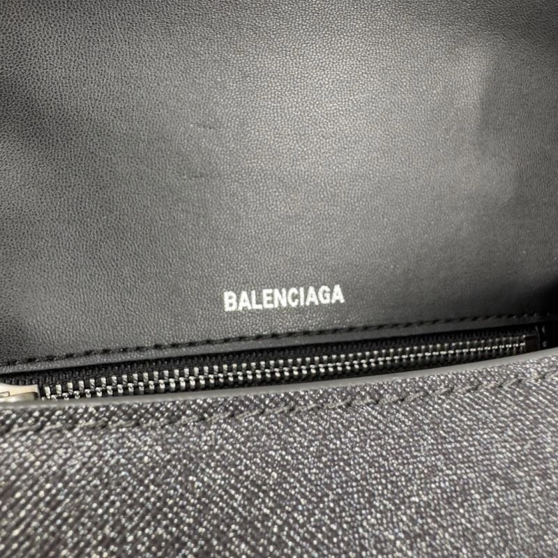 Balenciaga Dazzling Hourglass Bag - Starry Gray S Size MoistureWicking 70017