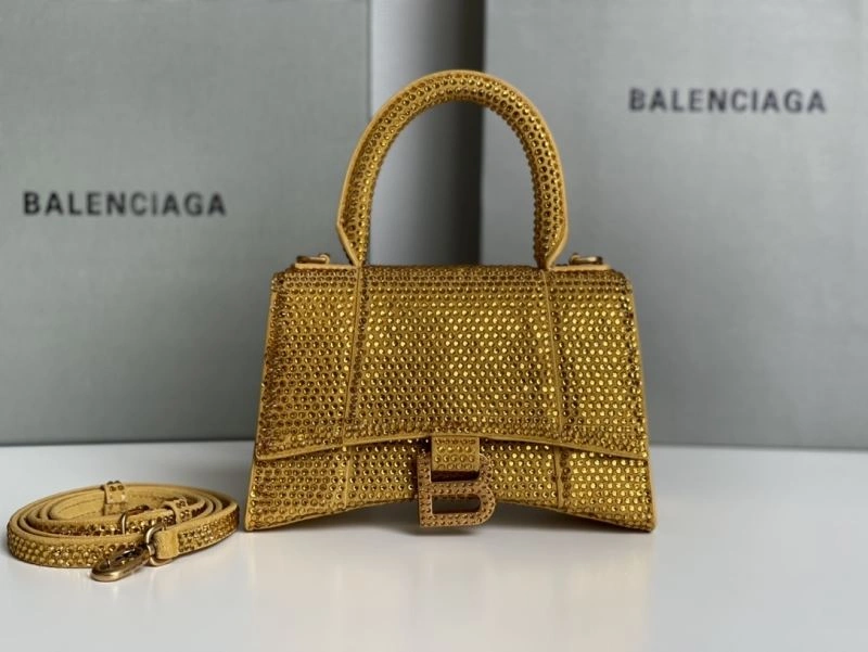 Balenciaga Diamond-Embellished Hourglass Crescent Bag ZeroBulk 72585