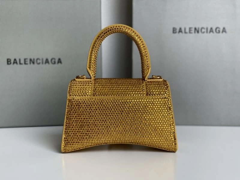Balenciaga Diamond-Embellished Hourglass Crescent Bag ZeroBulk 72585