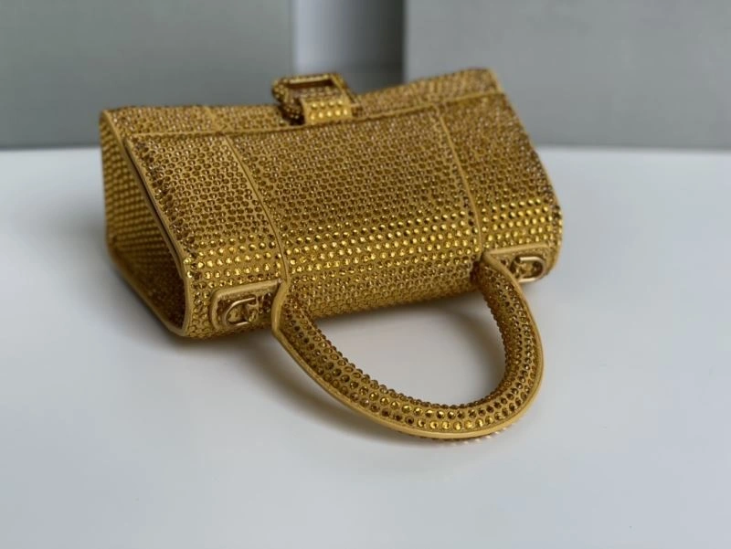 Balenciaga Diamond-Embellished Hourglass Crescent Bag ZeroBulk 72585
