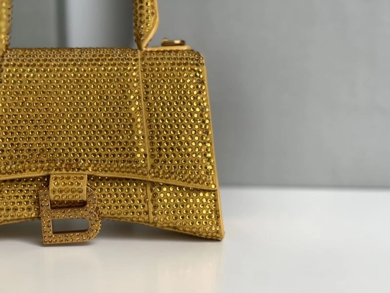 Balenciaga Diamond-Embellished Hourglass Crescent Bag ZeroBulk 72585