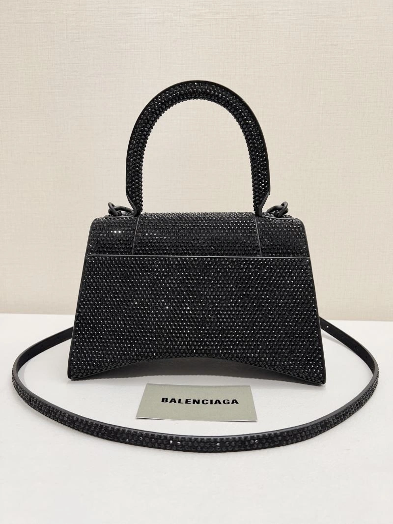 Balenciaga Diamond Encrusted Hourglass Glam Bag - Sparkle in Style SunProtective 66942