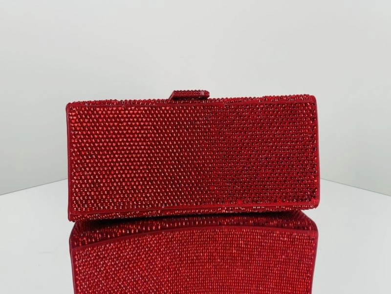 Balenciaga Diamond-Encrusted Red Hourglass Bag Limited Edition SportInspired 72592