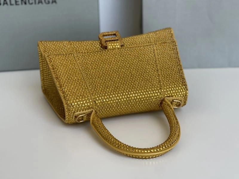 SmartChoice Balenciaga Diamond Hourglass Bag with Golden Clasp 72590