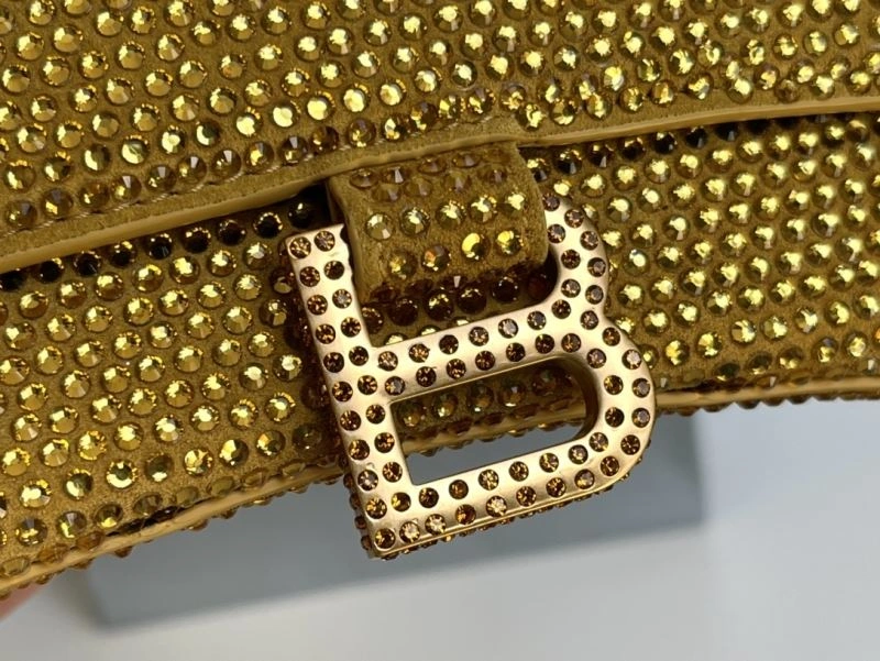 SmartChoice Balenciaga Diamond Hourglass Bag with Golden Clasp 72590