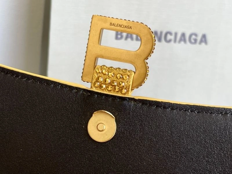 SmartChoice Balenciaga Diamond Hourglass Bag with Golden Clasp 72590