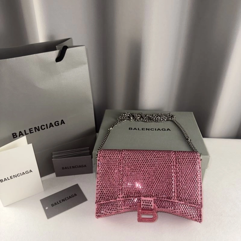 OdorResistant Balenciaga Diamond Hourglass Chain Bag - Limited Edition 75297