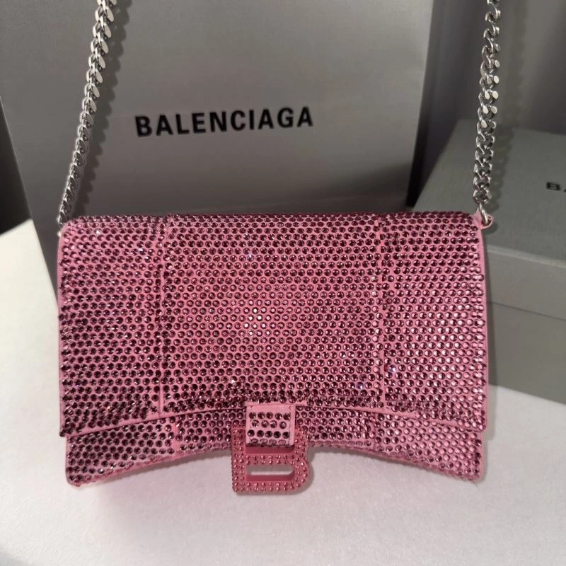 OdorResistant Balenciaga Diamond Hourglass Chain Bag - Limited Edition 75297