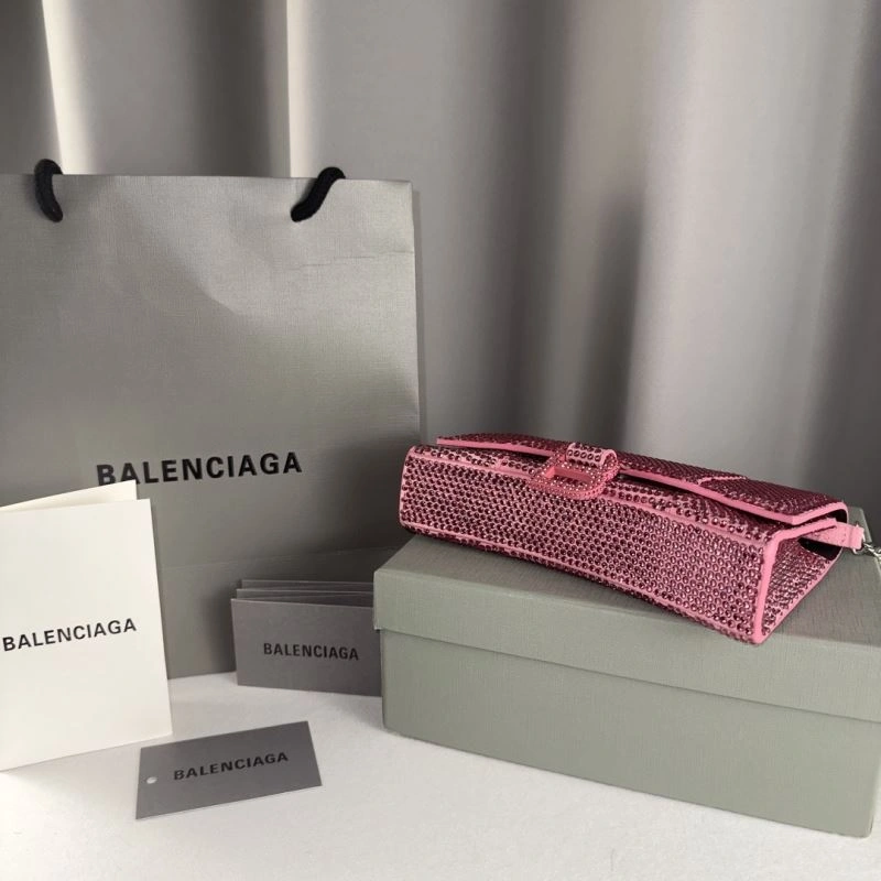 OdorResistant Balenciaga Diamond Hourglass Chain Bag - Limited Edition 75297