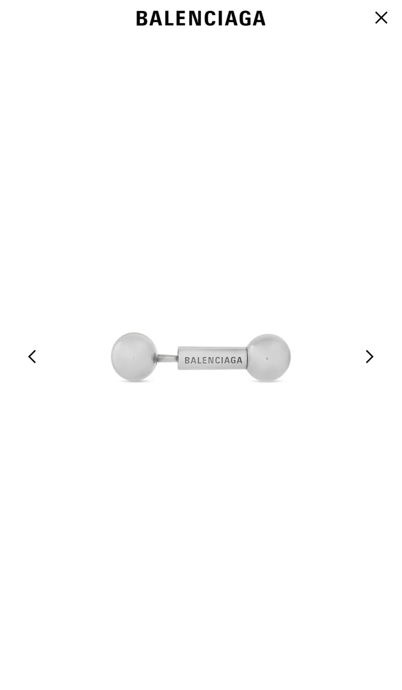 Bold Balenciaga Earrings 215742