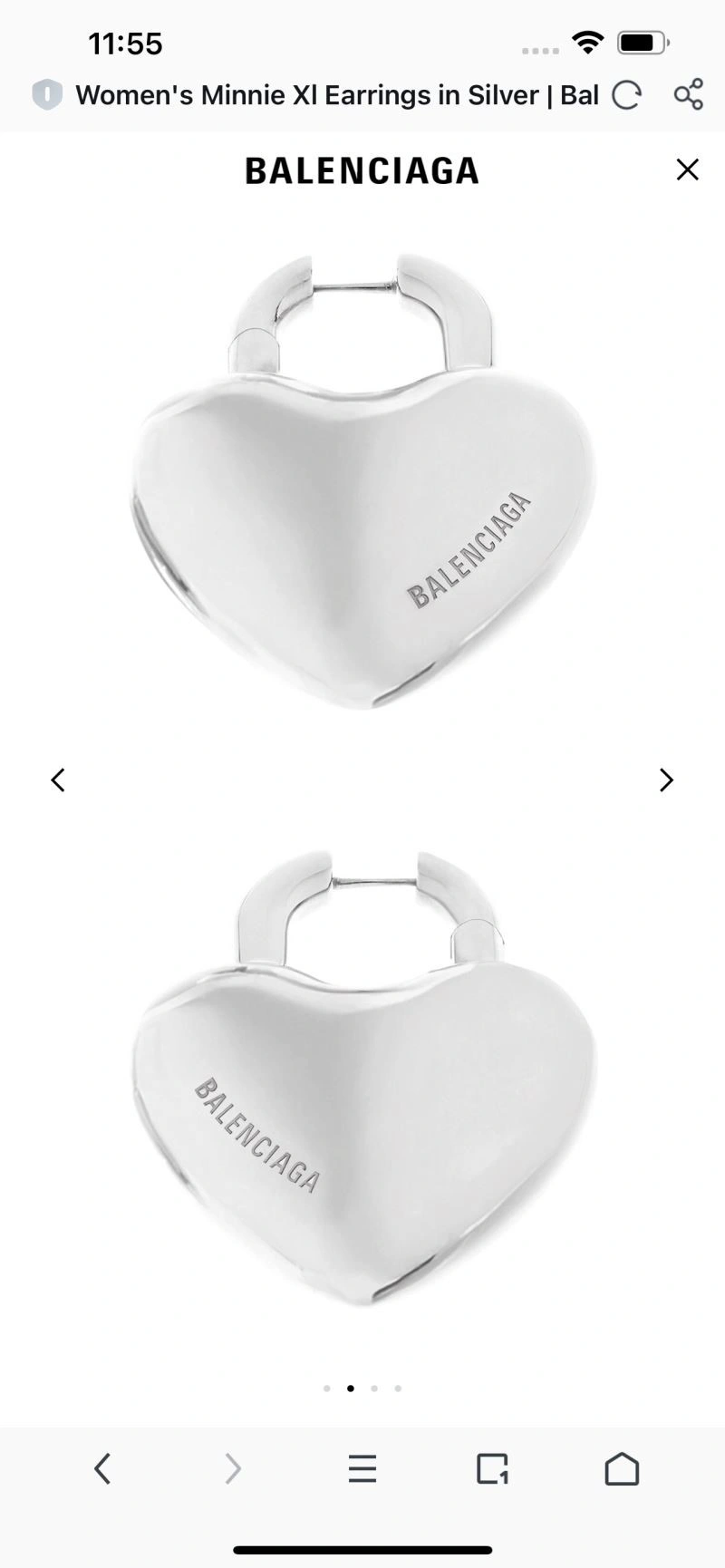 TimelessDesign Balenciaga Earrings 215605