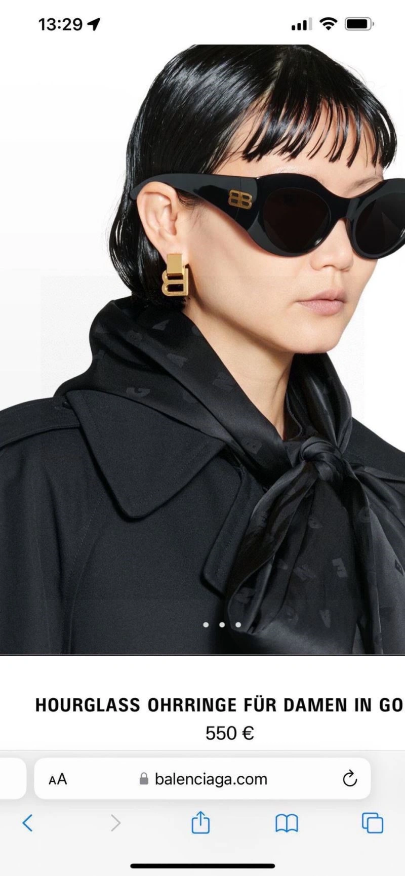 FashionForward Balenciaga Earrings 215508