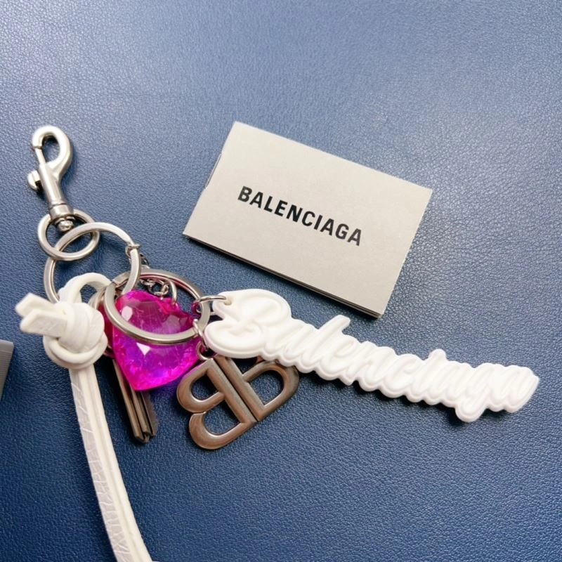 Balenciaga Elegance Keychain - Luxe Gold Accent Accessory Stretchable 70086