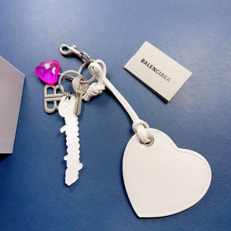 Balenciaga Elegance Keychain - Luxe Gold Accent Accessory Stretchable 70086