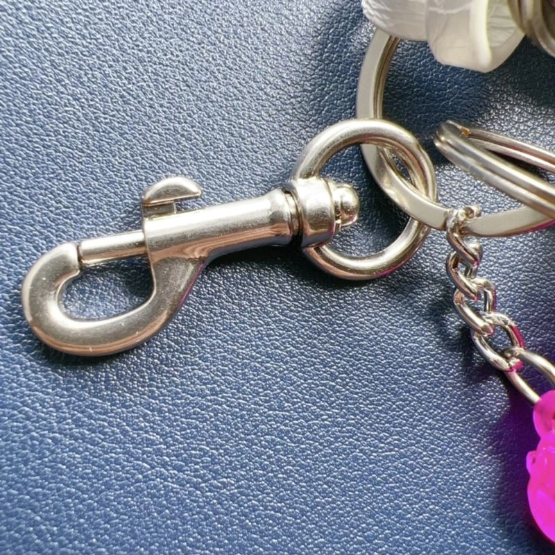 Balenciaga Elegance Keychain - Luxe Gold Accent Accessory Stretchable 70086