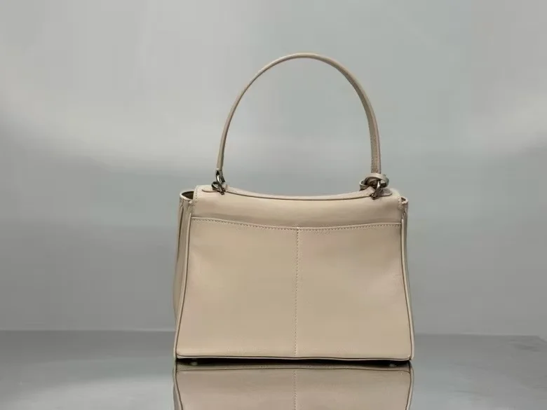BestValue Balenciaga  Apricot Silver Buckle Handbag Series 38255