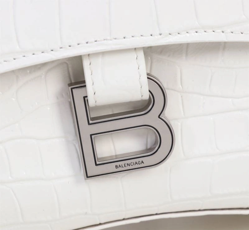 Balenciaga  Hourglass Crocodile Bag with Signature Arc Design HighPerformance 75301
