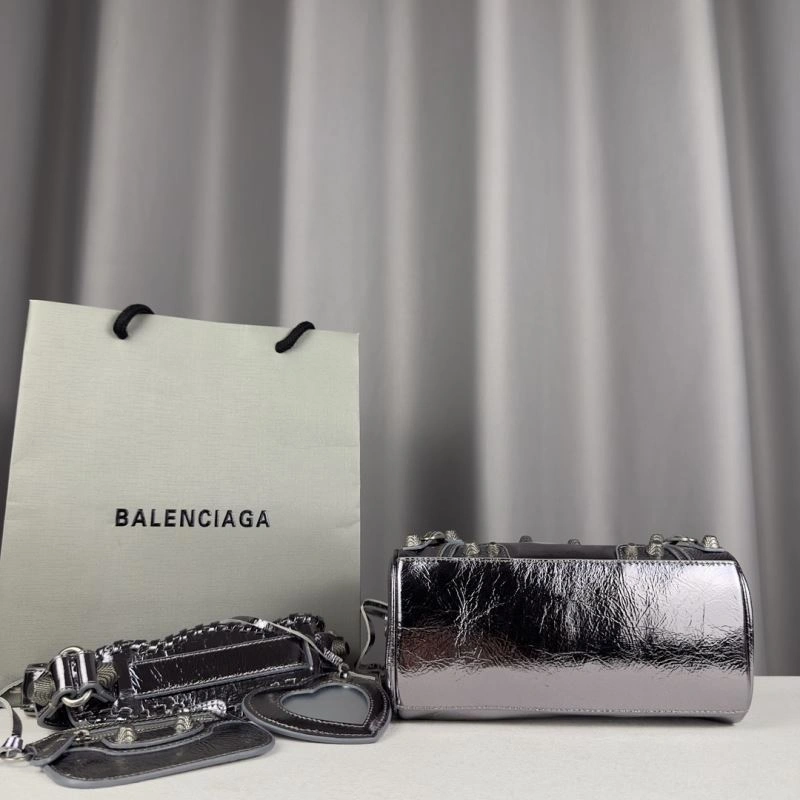 Balenciaga  Italian Travel Bag with Leather Accents and Accessories Refined 75319