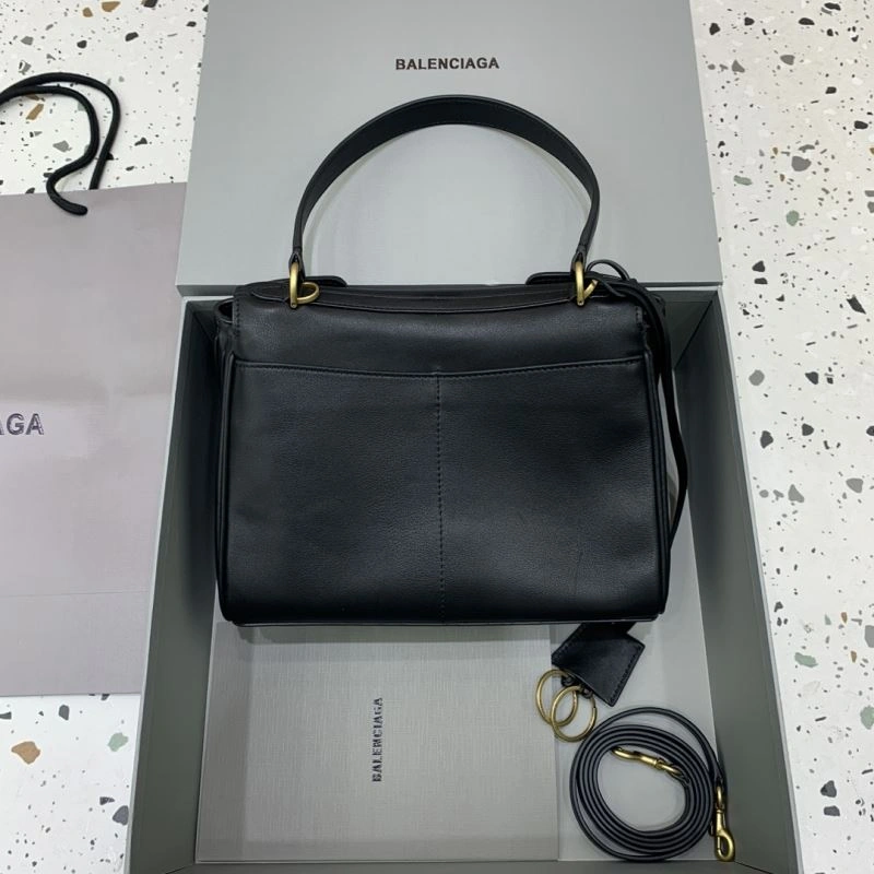 Balenciaga  Slouchy Black Handbag with Gold Accents FastDry 66962
