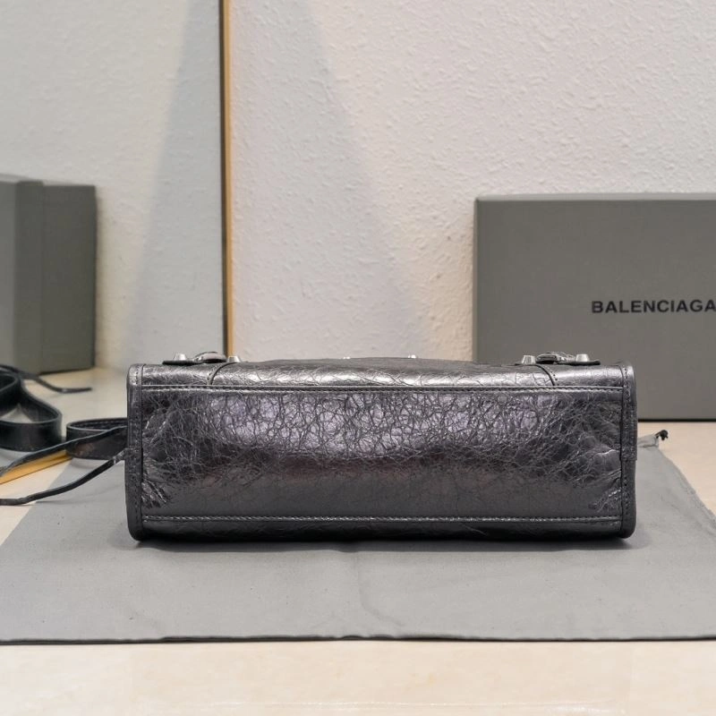 FashionForward Balenciaga Era of Tears  Motorcycle Bag - Metallic Silver Edition 66914