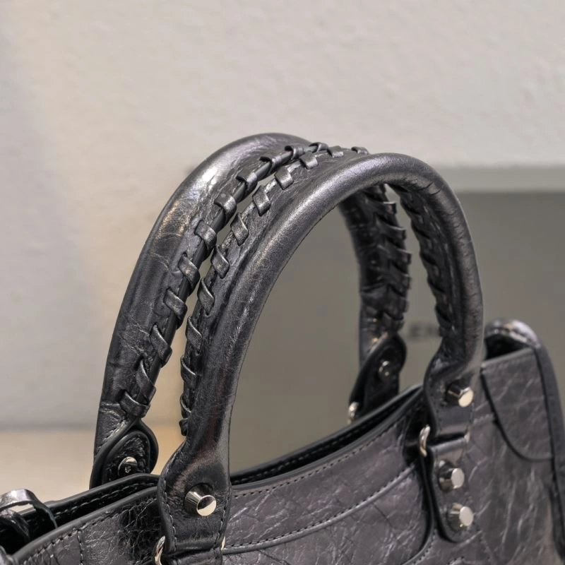 FashionForward Balenciaga Era of Tears  Motorcycle Bag - Metallic Silver Edition 66914