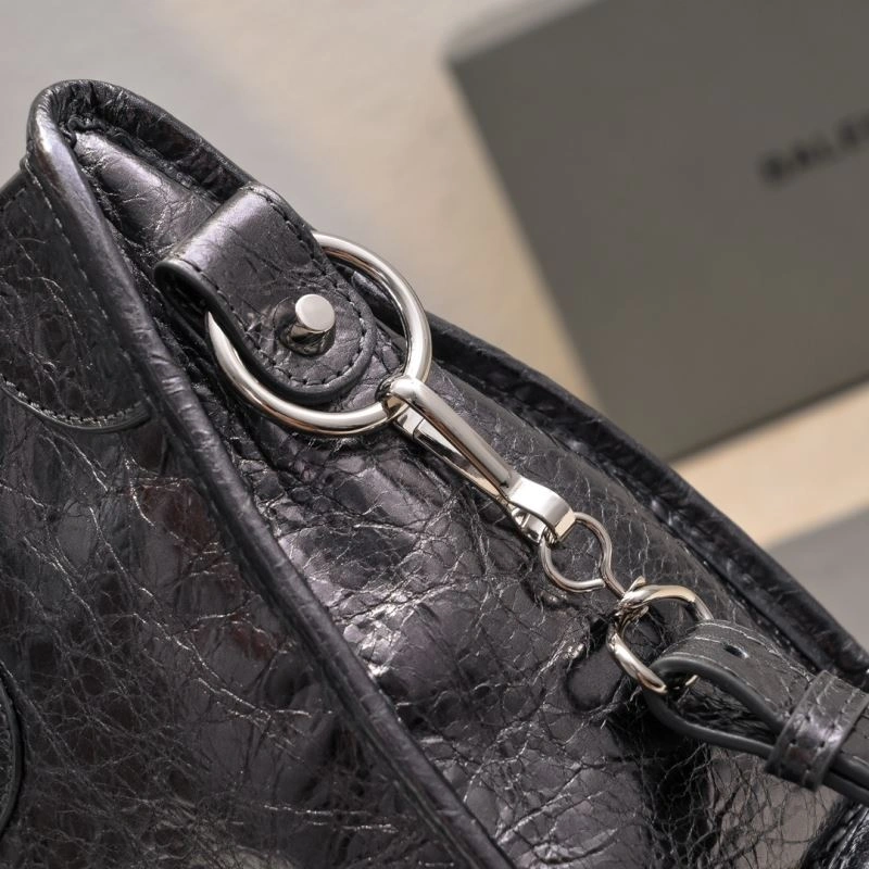 FashionForward Balenciaga Era of Tears  Motorcycle Bag - Metallic Silver Edition 66914