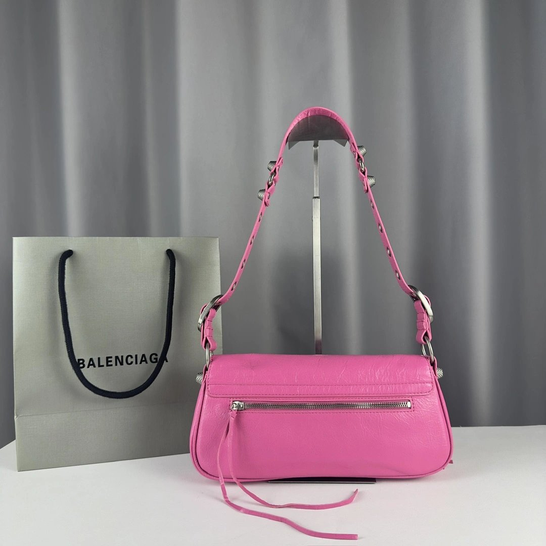 Balenciaga Everyday Baguette Sling Bag in Italian Lambskin Breathable 61093