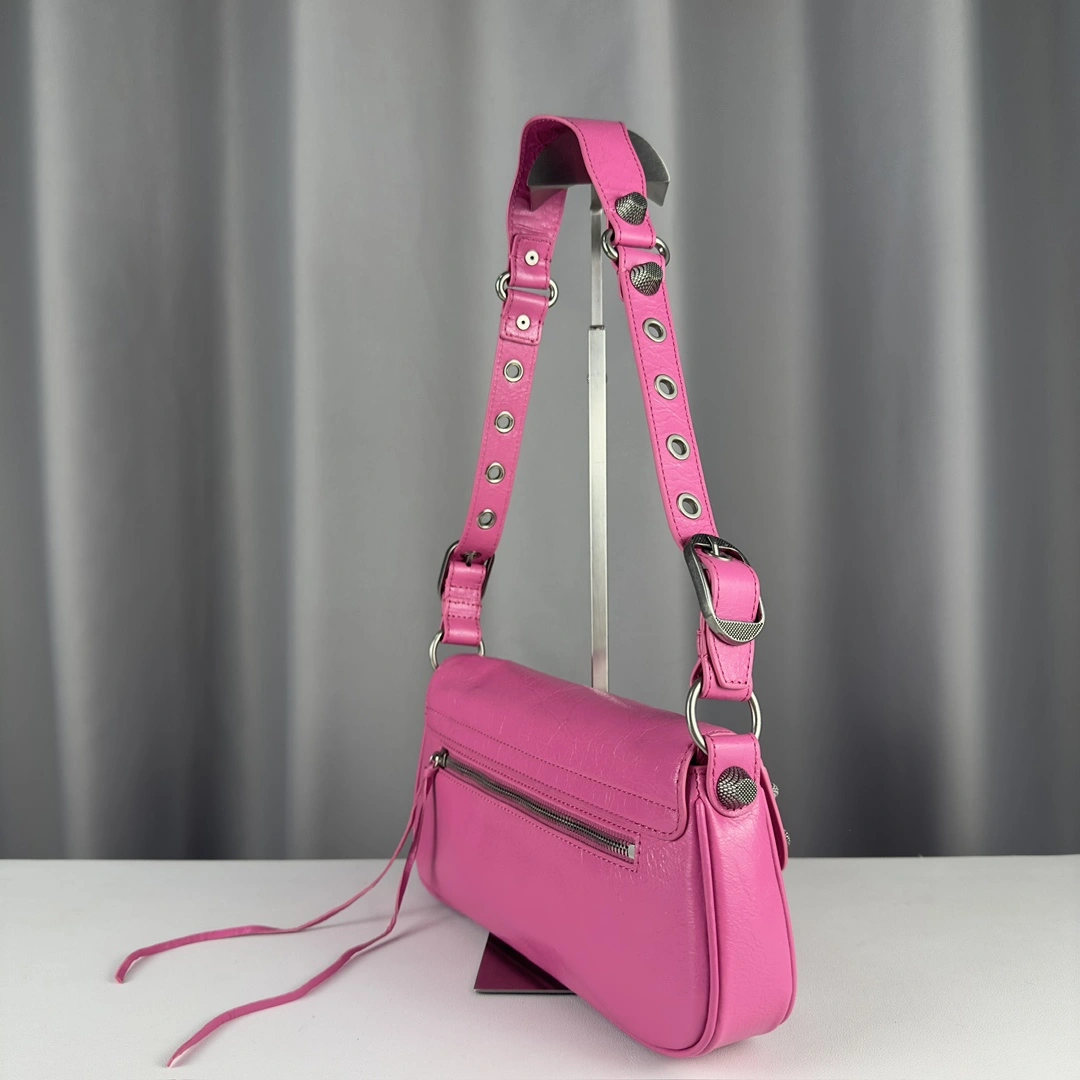Balenciaga Everyday Baguette Sling Bag in Italian Lambskin Breathable 61093
