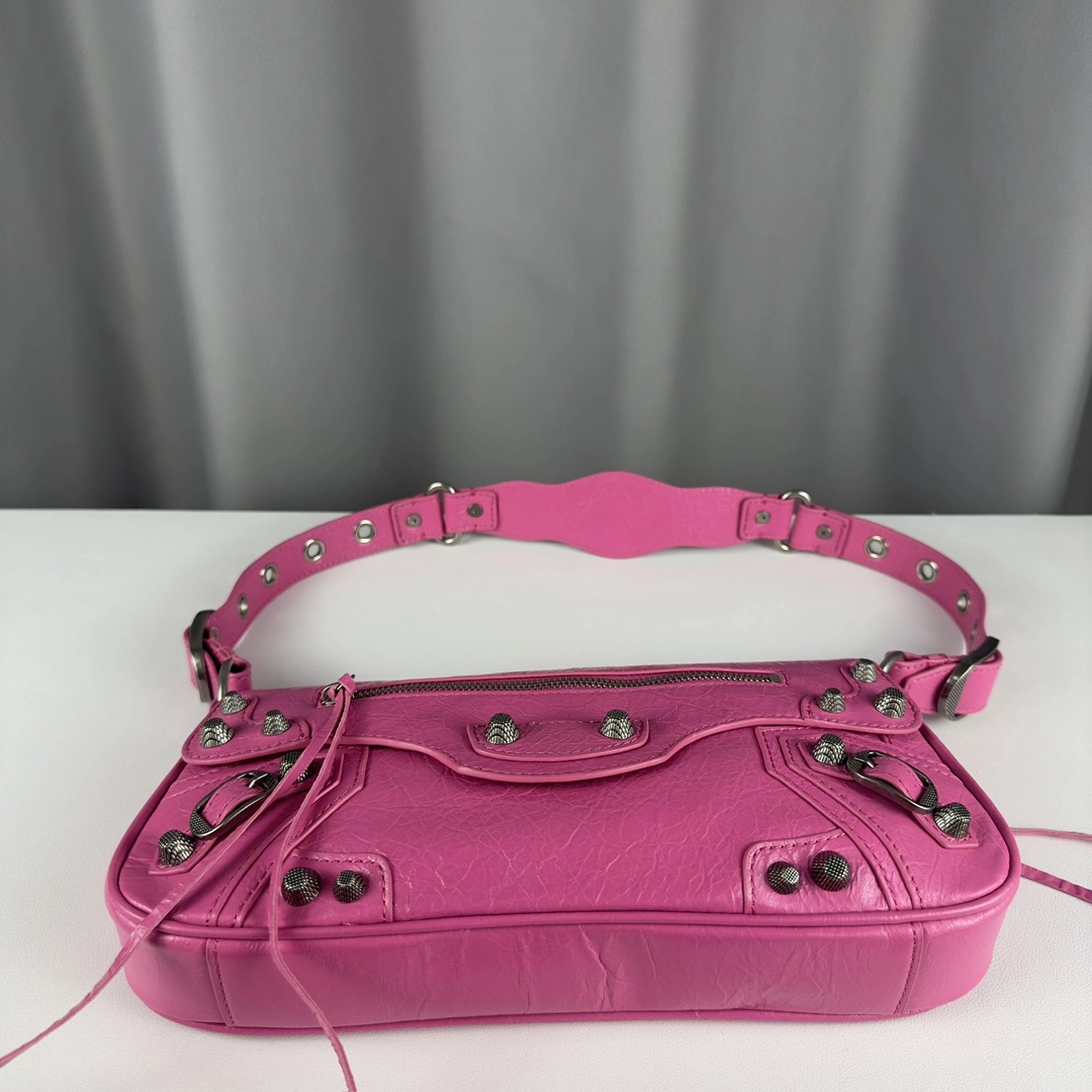 Balenciaga Everyday Baguette Sling Bag in Italian Lambskin Breathable 61093