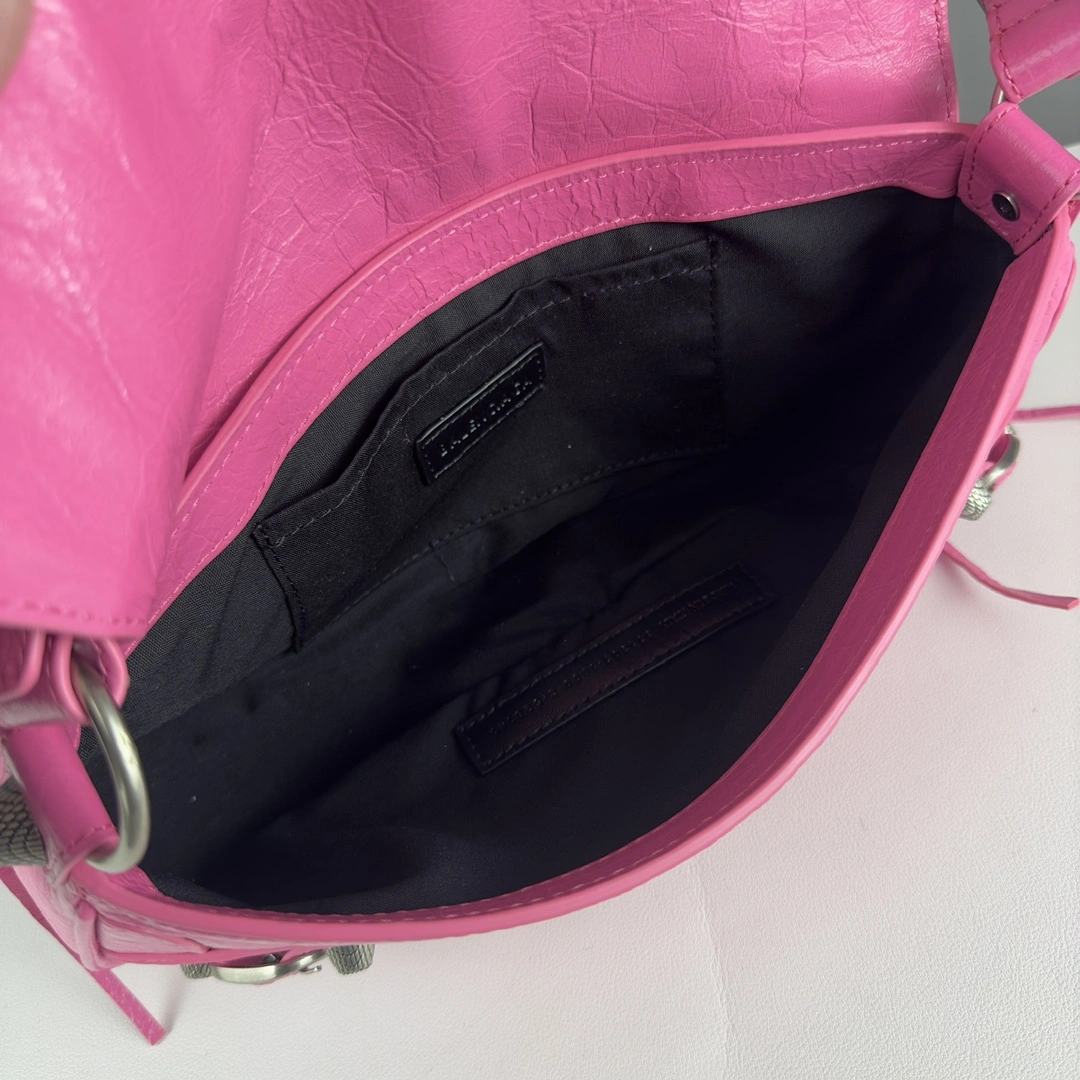Balenciaga Everyday Baguette Sling Bag in Italian Lambskin Breathable 61093