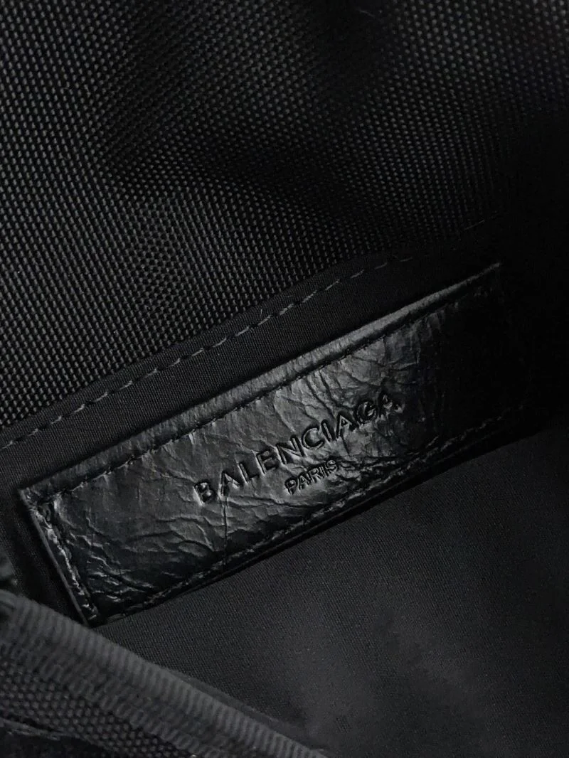 Balenciaga Explorer Waterproof Nylon Clutch with Logo Strap UrbanChic 38227