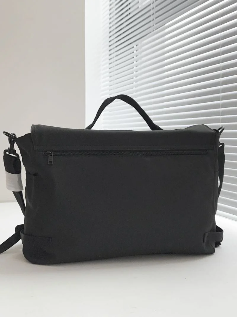 Balenciaga Extra Large Army Black Nylon Crossbody Messenger Bag WellDesigned 38233