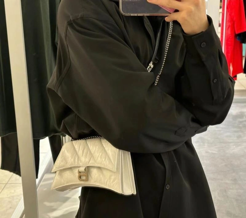 Balenciaga Fall Winter 2022 Mini Crush Hourglass Bag ComfortFit 78659