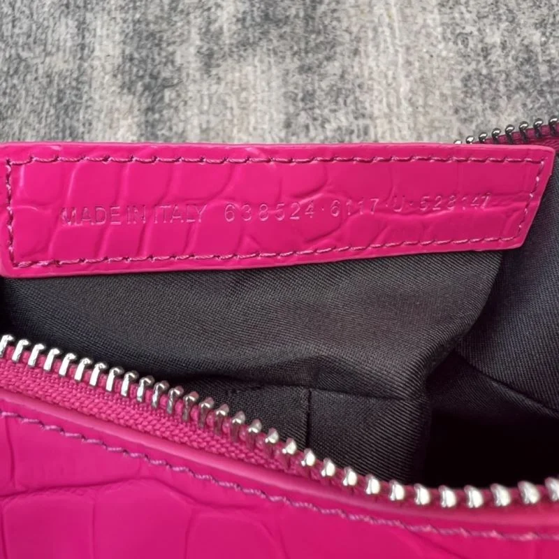 Balenciaga Fuchsia CrocodileBalenciaga Le Cagole Half Moon Bag Bold 38374