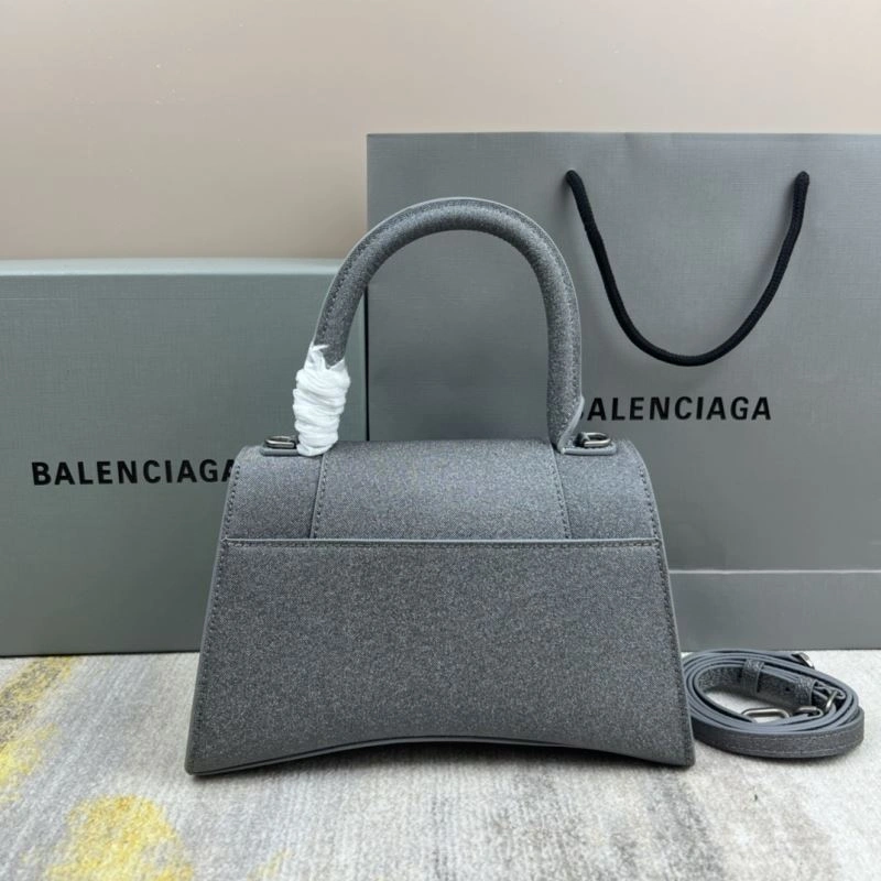 Balenciaga Galaxy Grey Sparkling Hourglass Bag by Balenciaga Sleek 78732