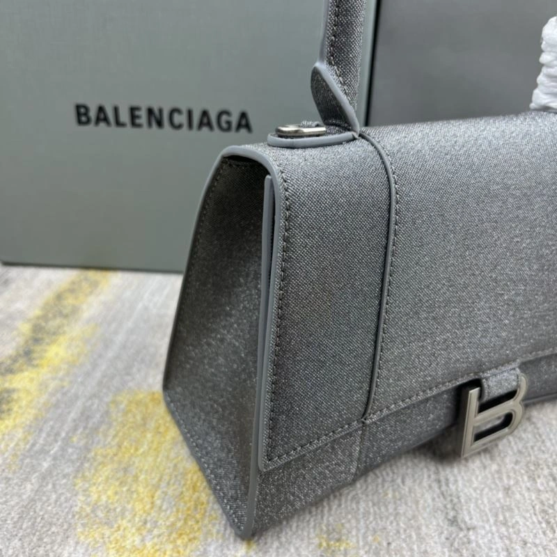 Balenciaga Galaxy Grey Sparkling Hourglass Bag by Balenciaga Sleek 78732
