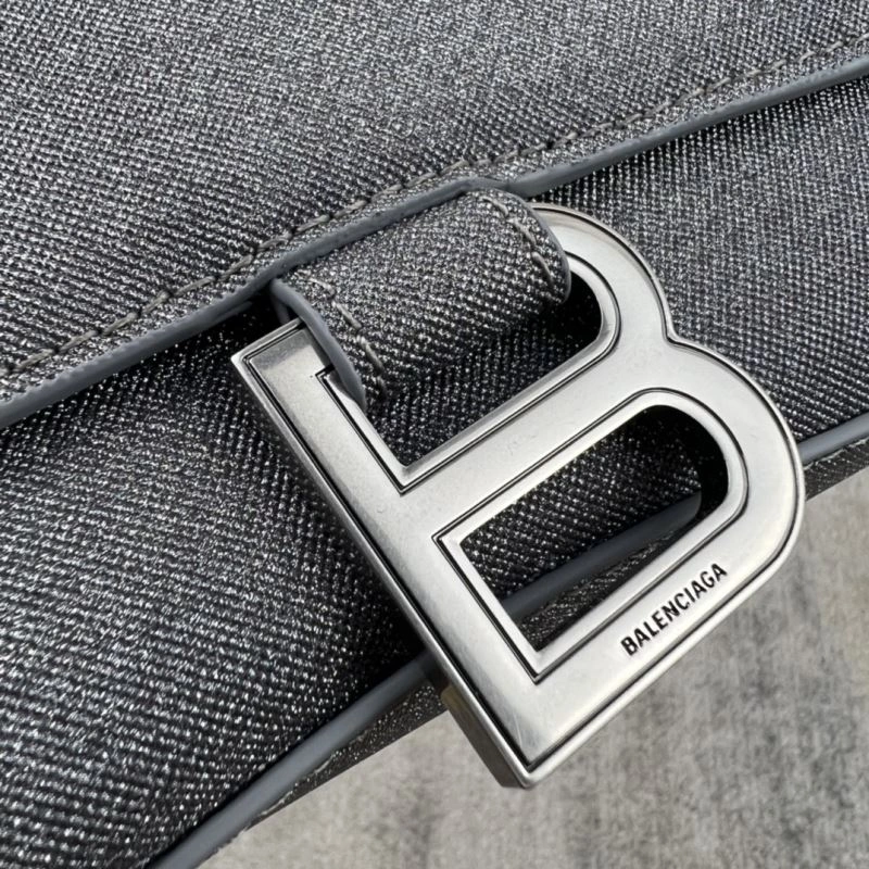 Balenciaga Galaxy Grey Sparkling Hourglass Bag by Balenciaga Sleek 78732