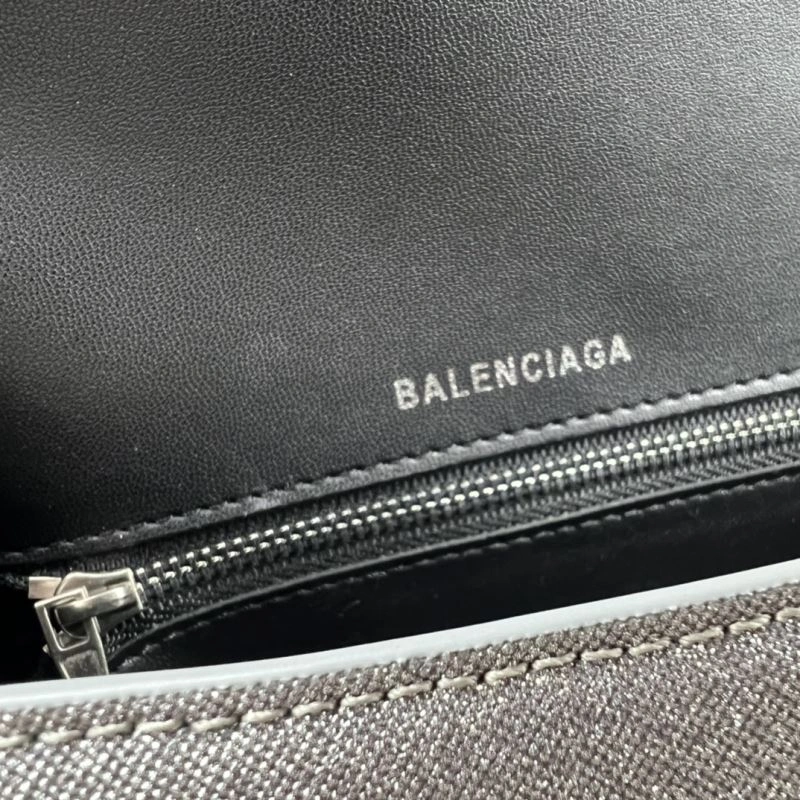 Balenciaga Galaxy Grey Sparkling Hourglass Bag by Balenciaga Sleek 78732