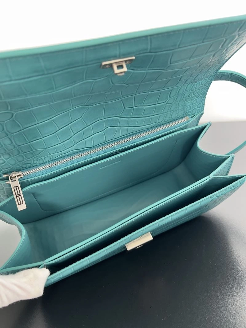 Affordable Balenciaga Gossip Crossbody Bag with Double B Logo in Leather 78614