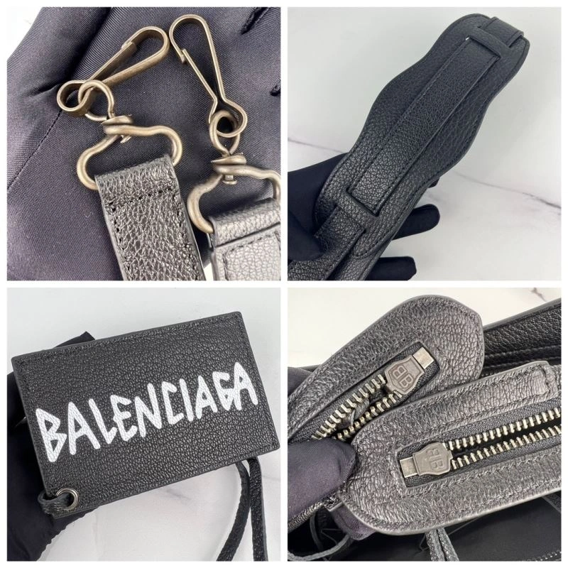 Balenciaga Graffiti 30cm Crossbody Bag in Italian Goat Leather Durable 78770