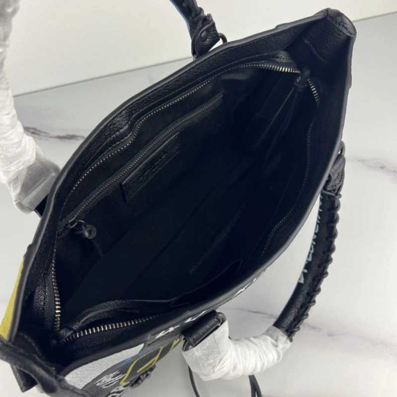 Balenciaga Graffiti 38cm Crossbody Handbag in Italian Goat Leather Colorful 78761
