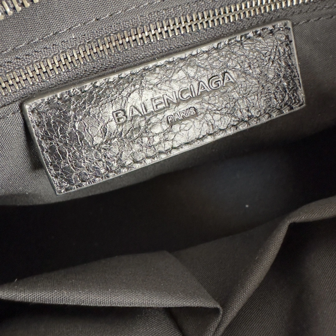 Breathable Balenciaga Graffiti Mini City Sheepskin Handmade Bag 61009