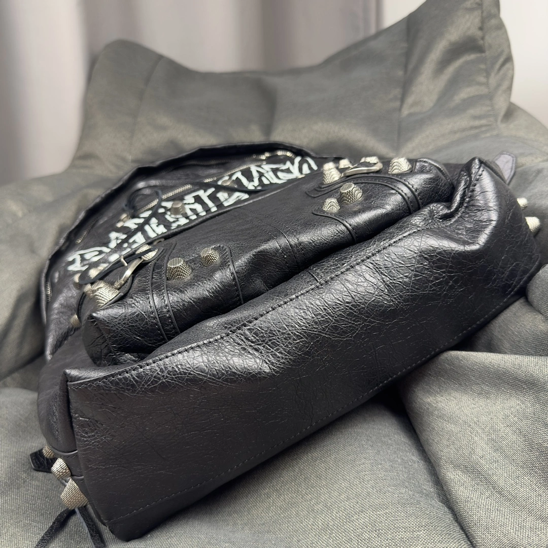 Balenciaga Graffiti Studded Motorcycle Backpack TopPick 61068