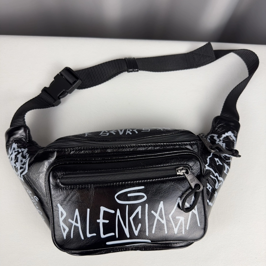Balenciaga Graffiti Waist Chest Bag - Rebel  Design Lightweight 60843