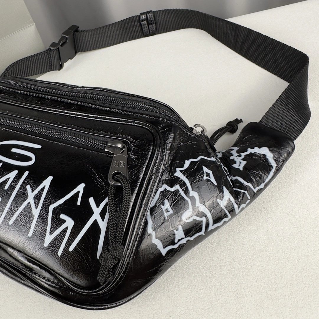 Balenciaga Graffiti Waist Chest Bag - Rebel  Design Lightweight 60843