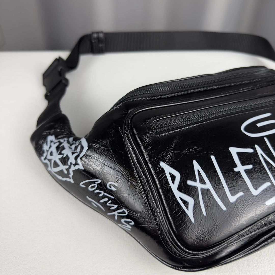Balenciaga Graffiti Waist Chest Bag - Rebel  Design Lightweight 60843