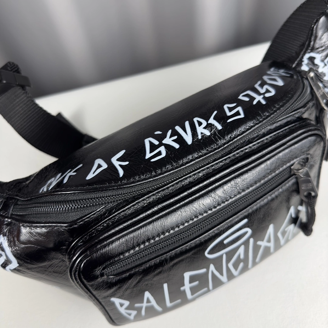 Balenciaga Graffiti Waist Chest Bag - Rebel  Design Lightweight 60843