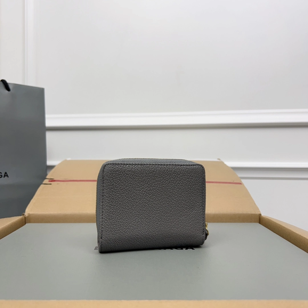 GoodFit Balenciaga Gray Retro Goat Leather Mini Bag with Compartments 60839