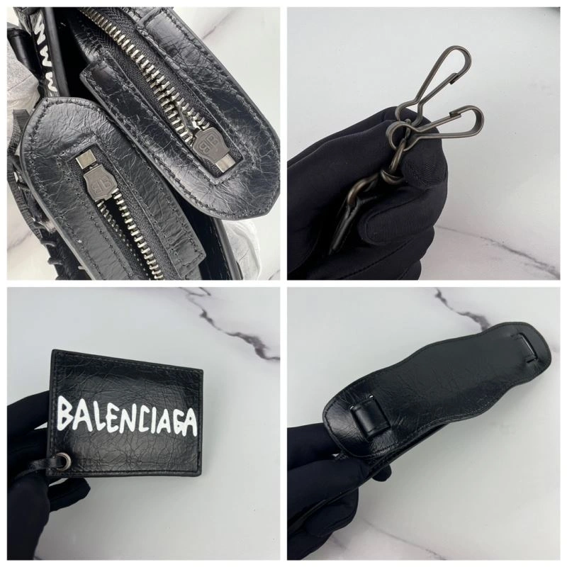 WrinkleFree Balenciaga Handmade Graffiti Mini City Bag - Luxurious Lambskin Design 78783